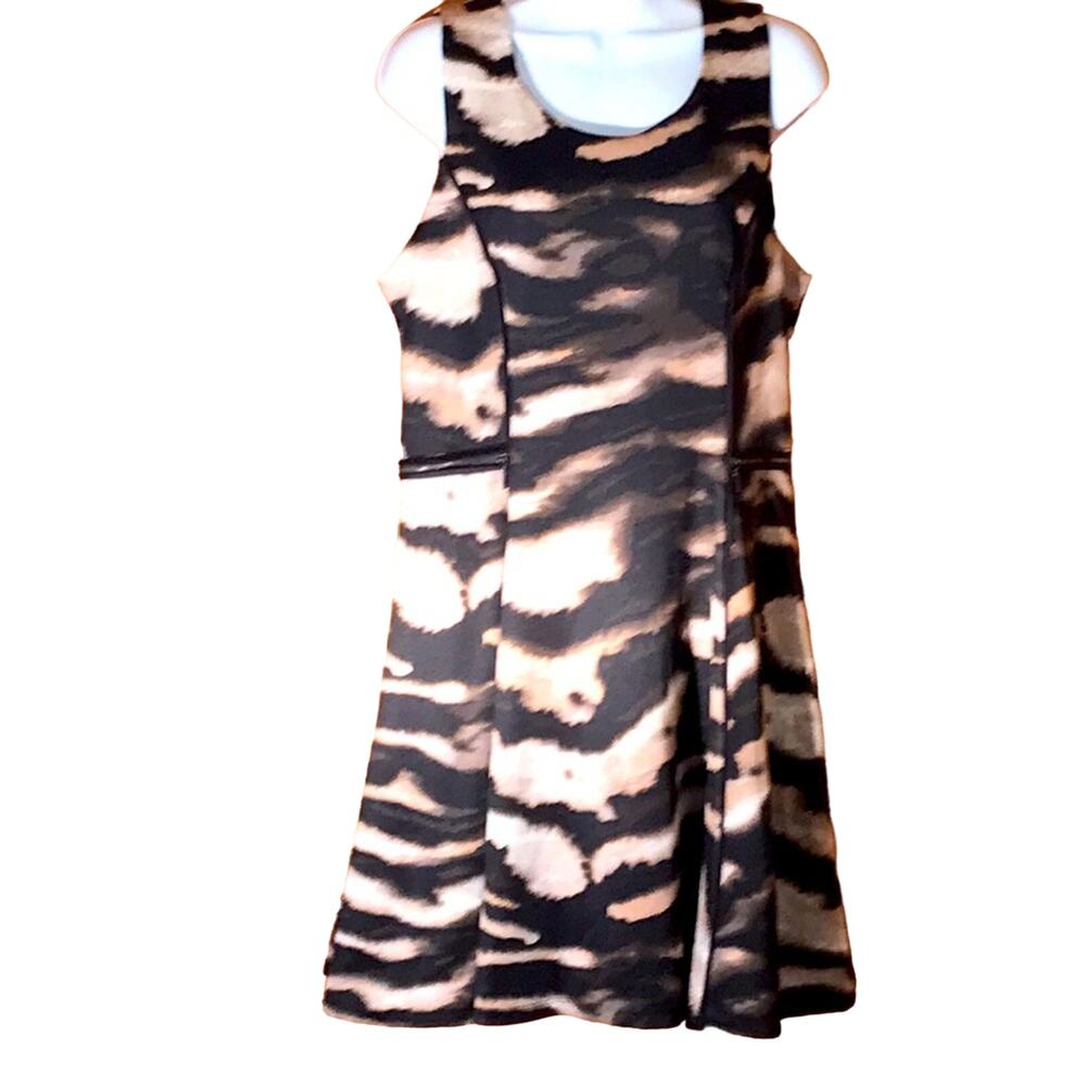 Massimo Abstract Print Dress. L